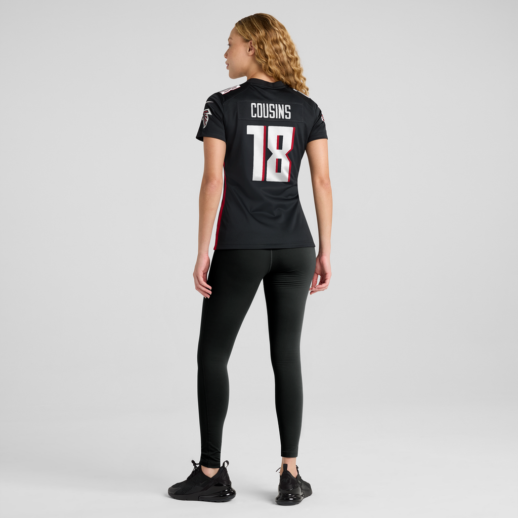 Kirk Cousins Atlanta Falcons Nike Women's Game Player Jersey - Black Official NFL Team Apparel Football Fan Gear