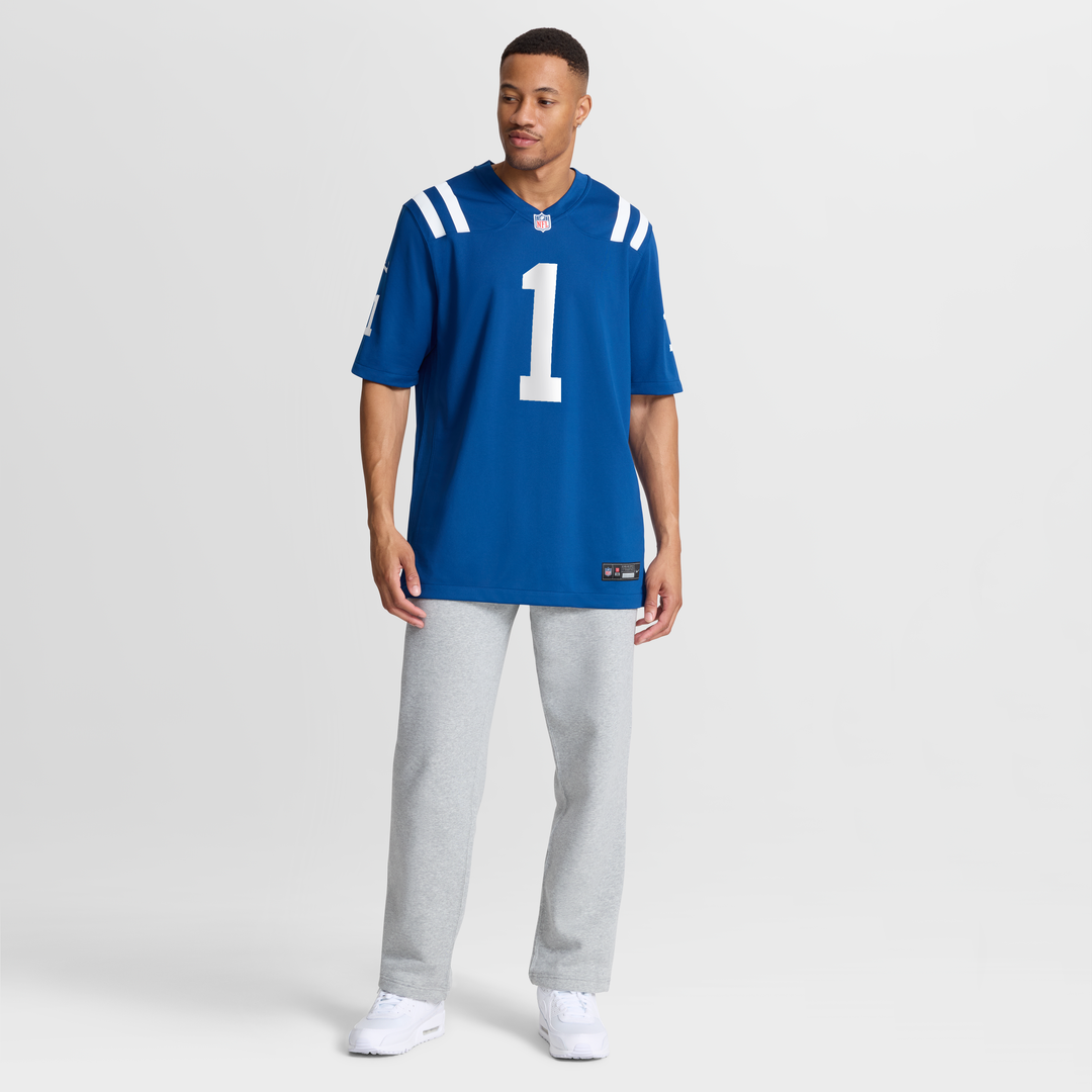 Ahmad Sauce Gardner Indianapolis Colts Nike Alternate 2 Indiana Nights Game Jersey - Heather Royal Official NFL Team Apparel Football Fan Gear