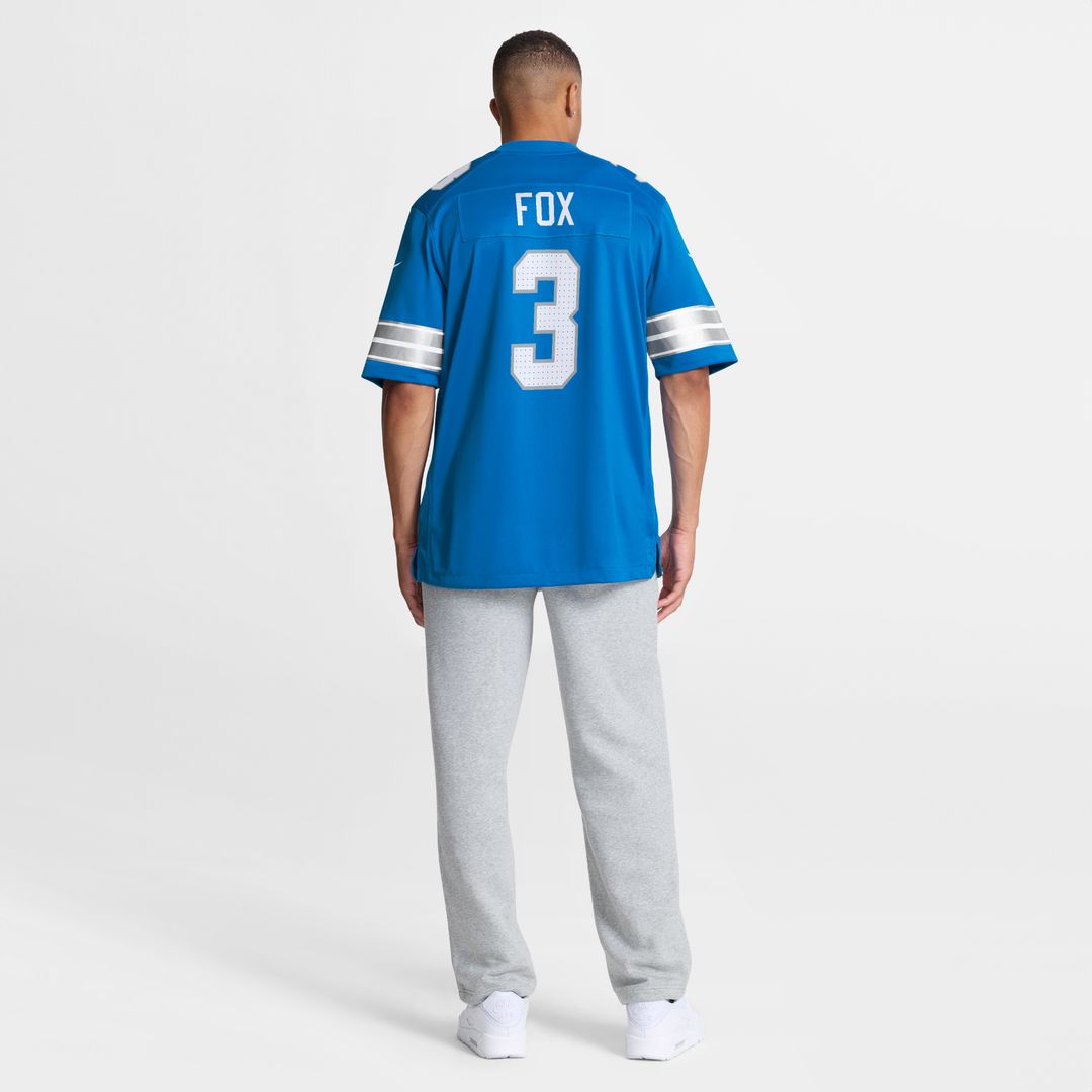 Jack Fox Detroit Lions Nike Team Game Jersey - Blue Official NFL Team Apparel Football Fan Gear