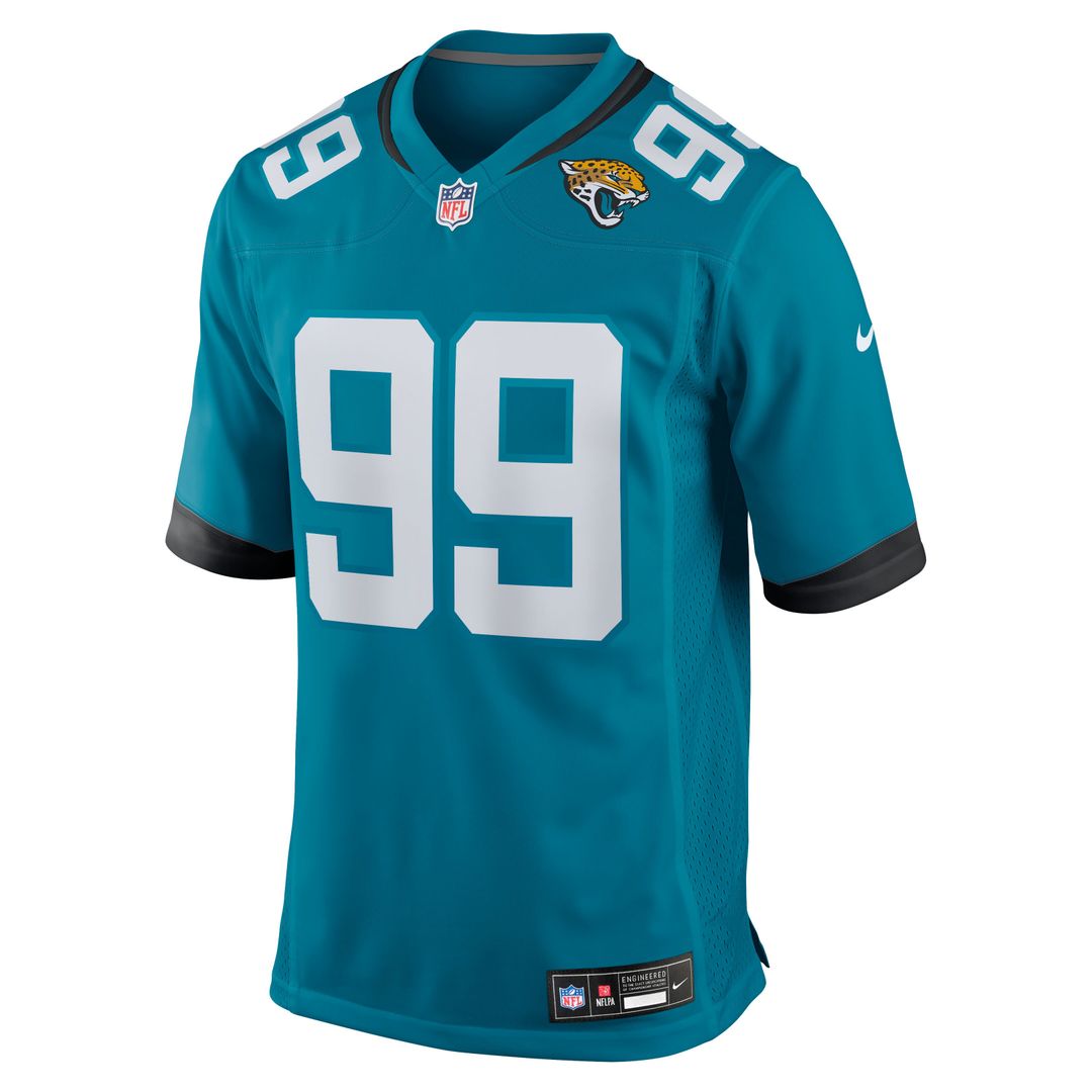 Ruke Orhorhoro Jacksonville Jaguars Nike Team Game Jersey - Teal Official NFL Team Apparel Football Fan Gear
