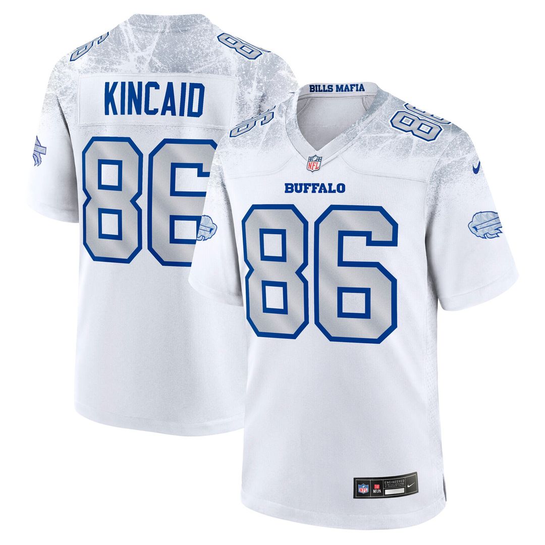 Dalton Kincaid Buffalo Bills Nike 2025 Rivalries Collection Game Jersey - White Official NFL Team Apparel Football Fan Gear