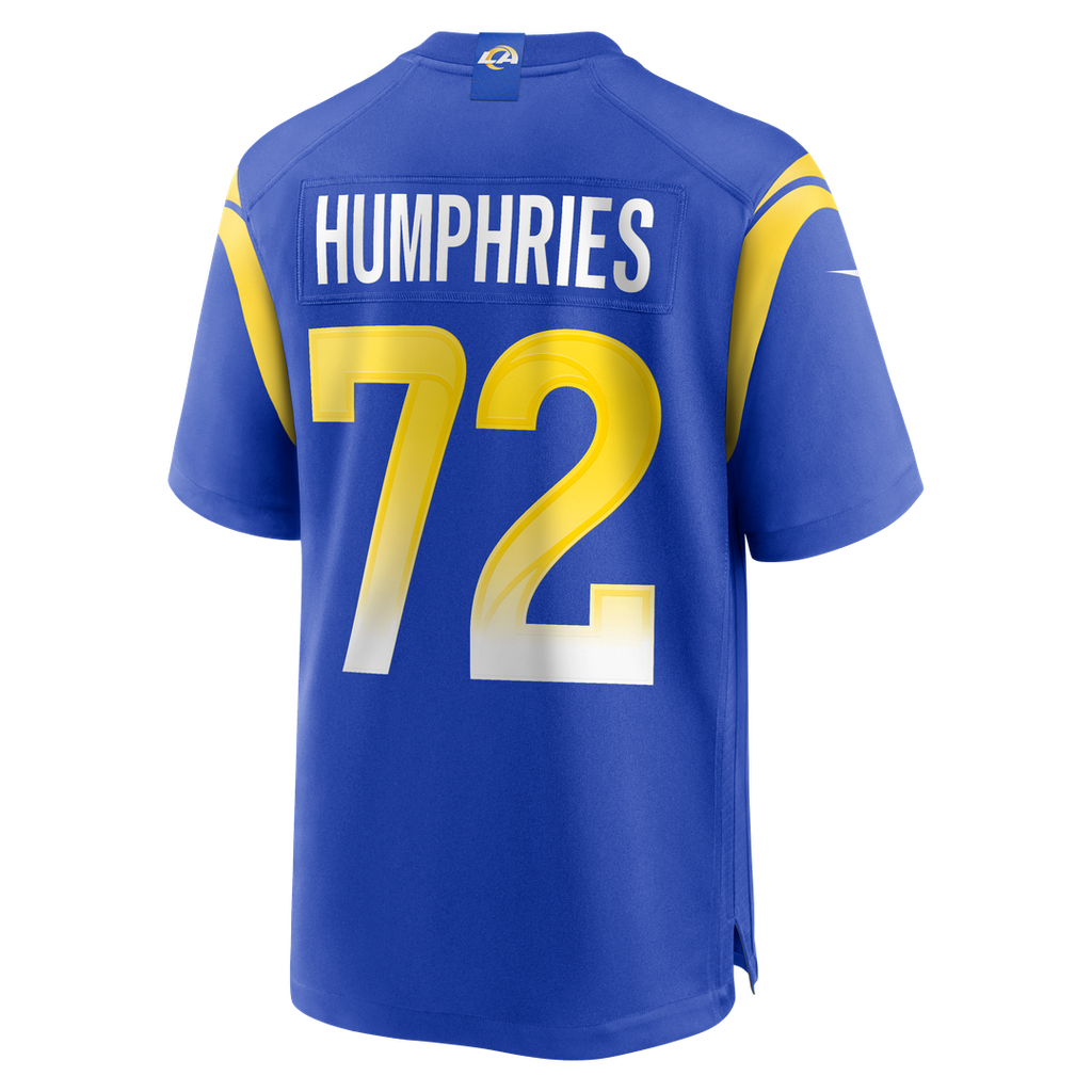 D.J. Humphries Los Angeles Rams Nike Team Game Jersey - Royal Official NFL Team Apparel Football Fan Gear