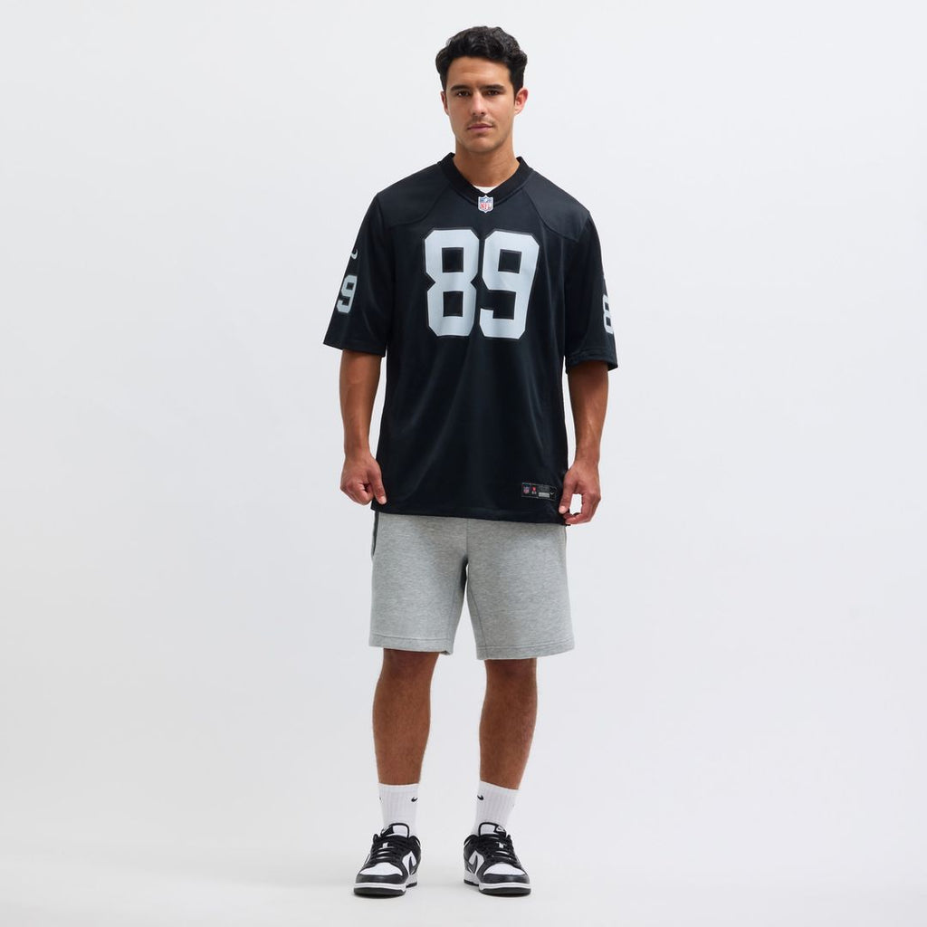 Brock Bowers Las Vegas Raiders Nike Game Jersey - White Official NFL Team Apparel Football Fan Gear