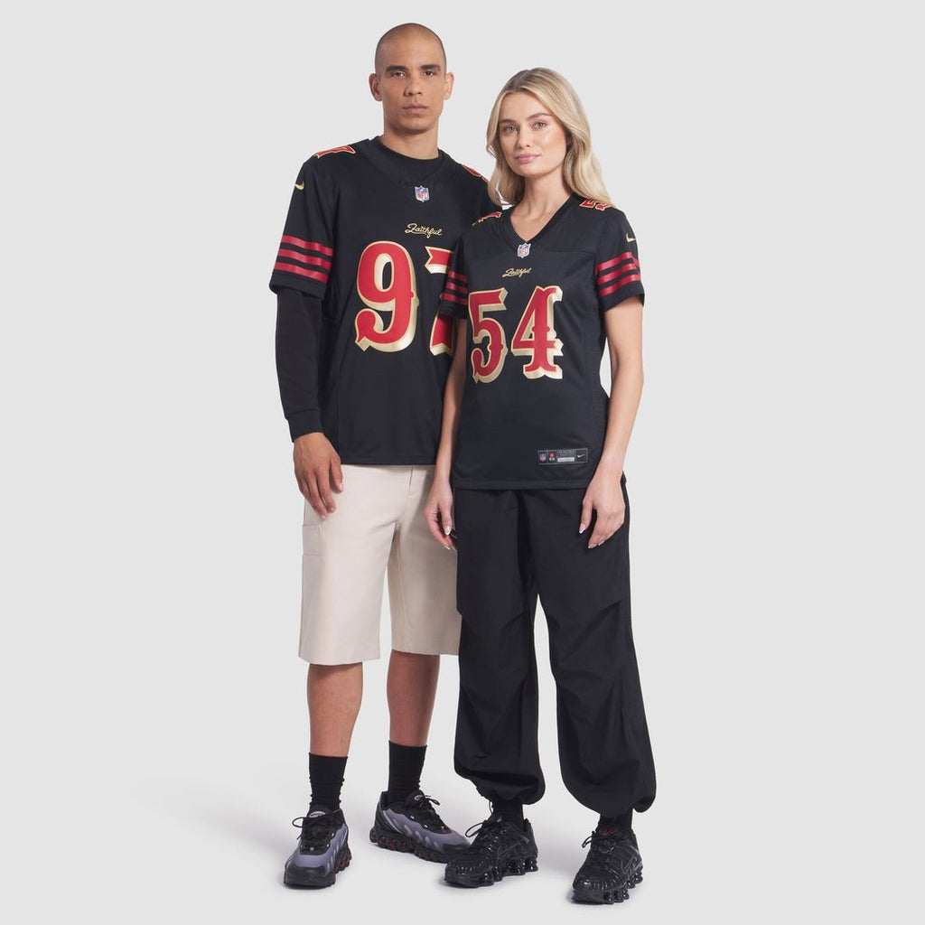 Fred Warner San Francisco 49ers Nike Women's 2025 Rivalries Collection Game Jersey - Black Official NFL Team Apparel Football Fan Gear