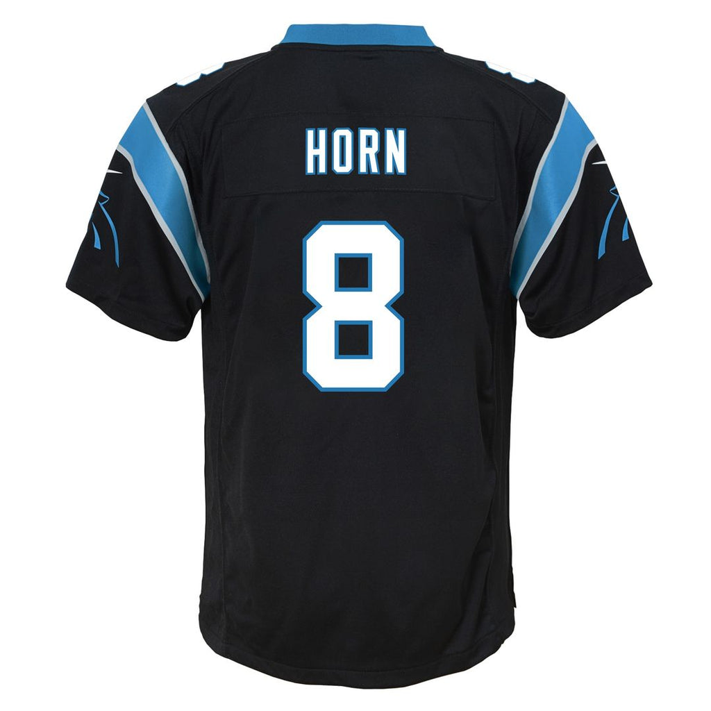Jaycee Horn Carolina Panthers Nike Youth Game Jersey - Black Official NFL Team Apparel Football Fan Gear