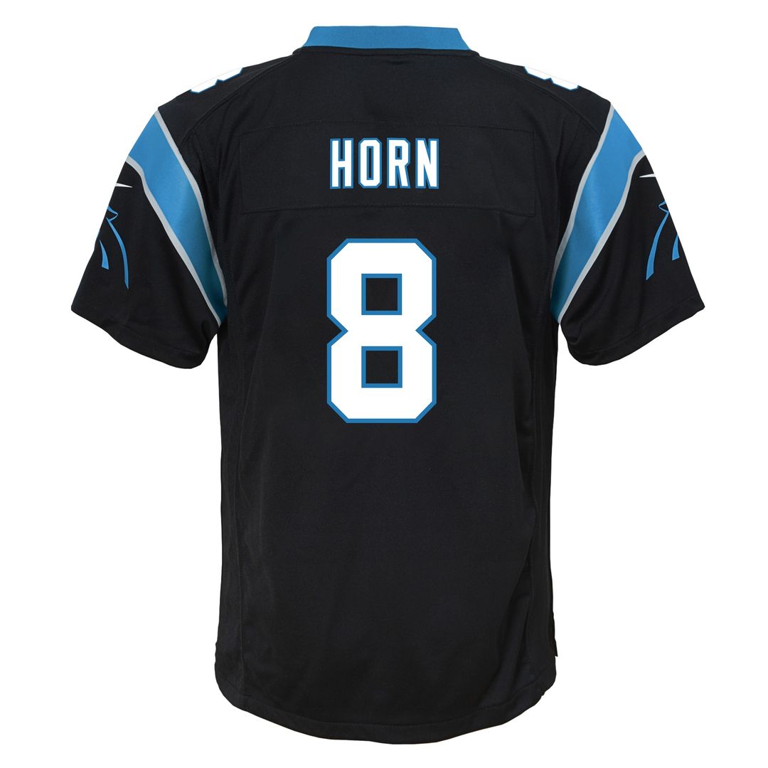 Jaycee Horn Carolina Panthers Nike Youth Game Jersey - Black Official NFL Team Apparel Football Fan Gear