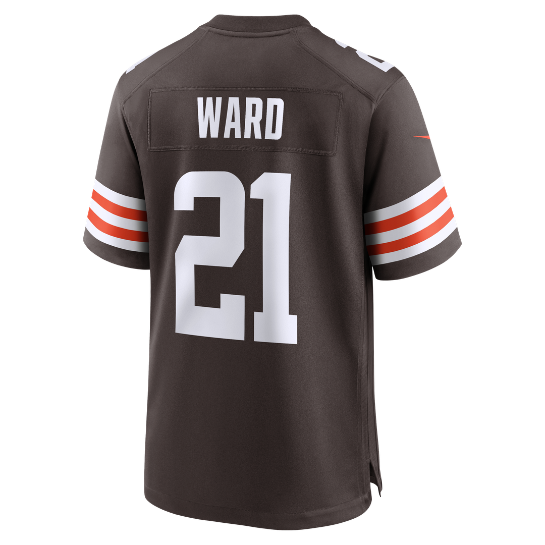 Denzel Ward Cleveland Browns Nike Player Game Jersey - Brown Official NFL Team Apparel Football Fan Gear
