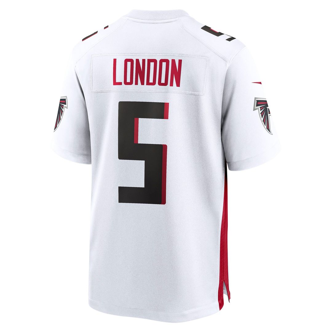 Drake London Atlanta Falcons Nike Away Game Player Jersey - White Official NFL Team Apparel Football Fan Gear