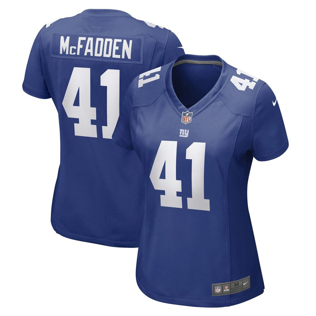 Micah McFadden New York Giants Nike Women's Game Player Jersey - Royal Official NFL Team Apparel Football Fan Gear