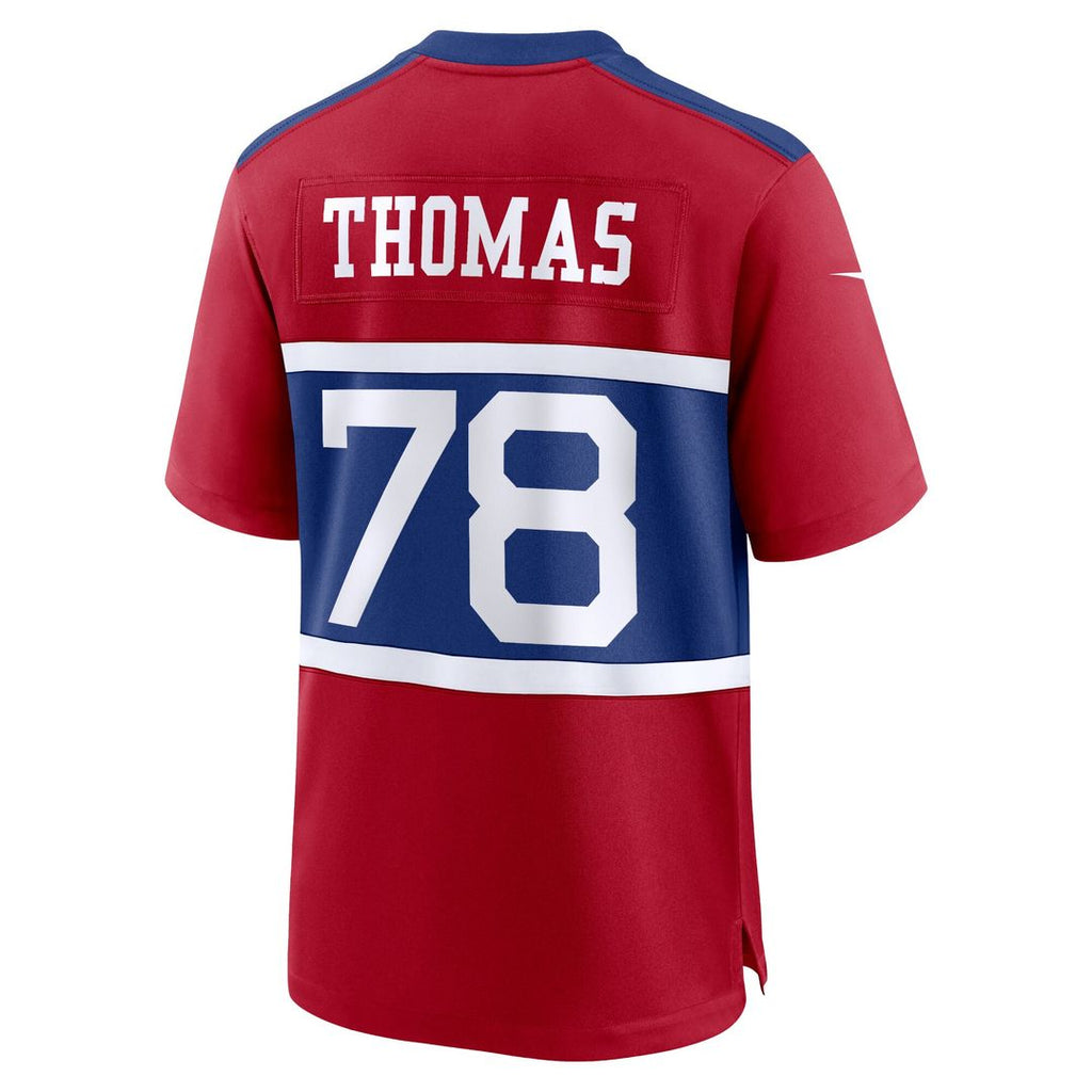 Andrew Thomas New York Giants Nike Alternate Player Game Jersey - Century Red Official NFL Team Apparel Football Fan Gear