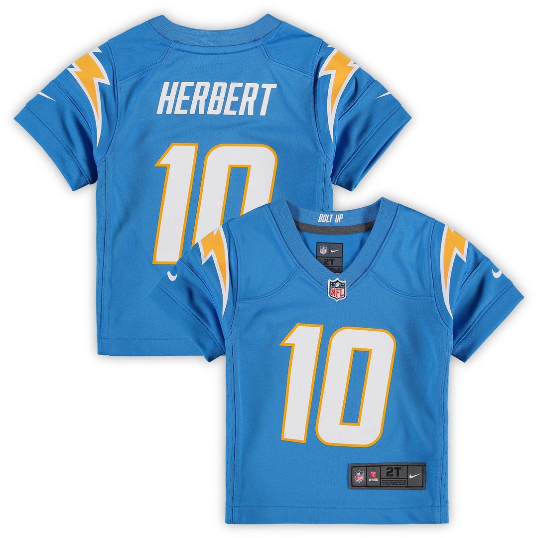 Justin Herbert Los Angeles Chargers Nike Toddler Game Jersey - Powder Blue Official NFL Team Apparel Football Fan Gear