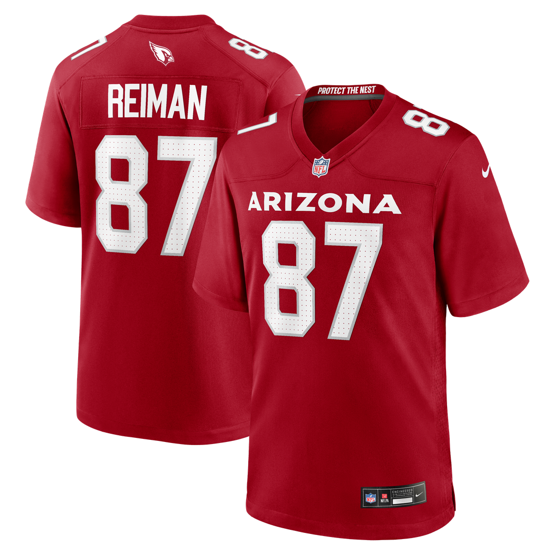 Tip Reiman Arizona Cardinals Nike Team Game Jersey - Cardinal Official NFL Team Apparel Football Fan Gear