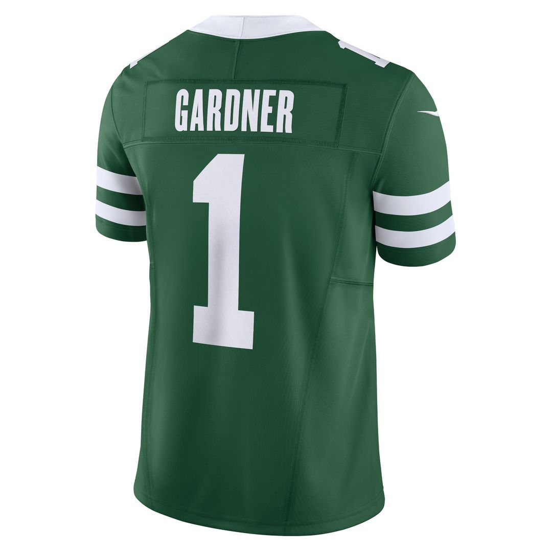 Ahmad Sauce Gardner New York Jets Nike Vapor F.U.S.E. Limited Jersey - Legacy Green Official NFL Team Apparel Football Fan Gear