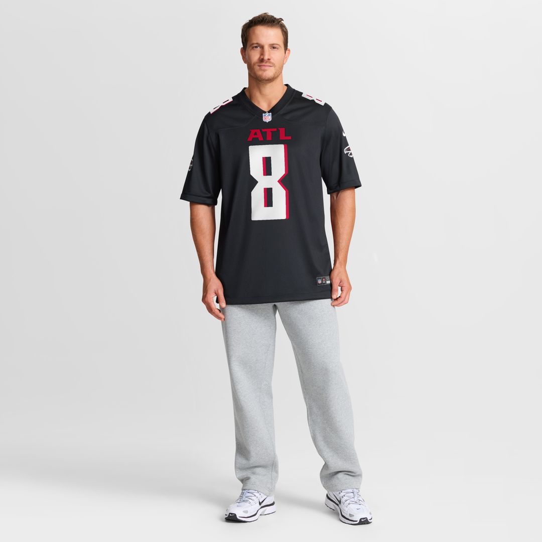 Kyle Pitts Sr. Atlanta Falcons Nike Team Game Jersey - Black Official NFL Team Apparel Football Fan Gear