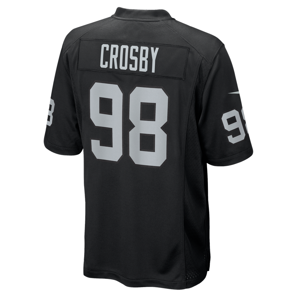 Maxx Crosby Las Vegas Raiders Nike Game Jersey - Black Official NFL Team Apparel Football Fan Gear