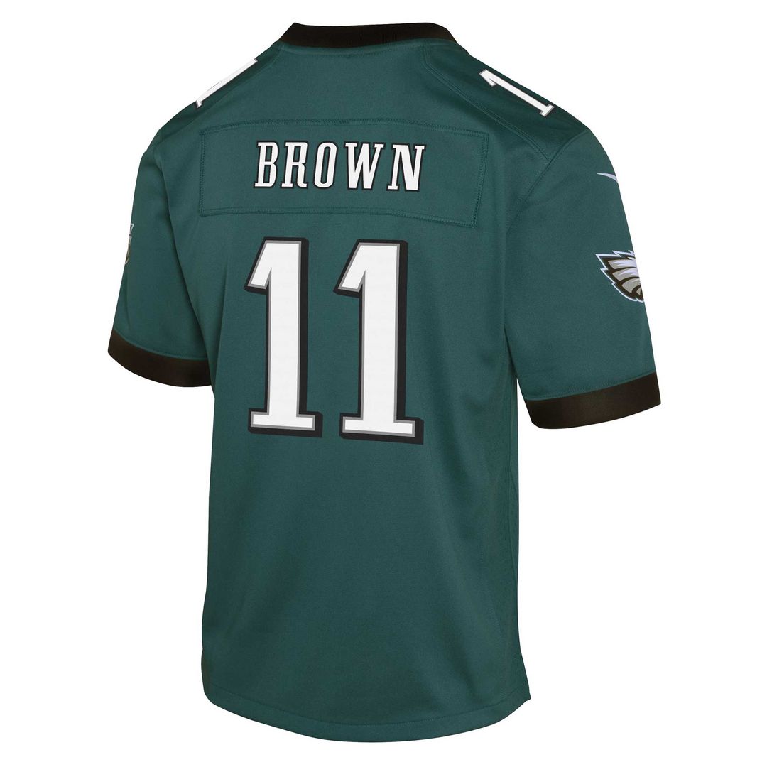 A.J. Brown Philadelphia Eagles Nike Youth Game Jersey - Green Official NFL Team Apparel Football Fan Gear