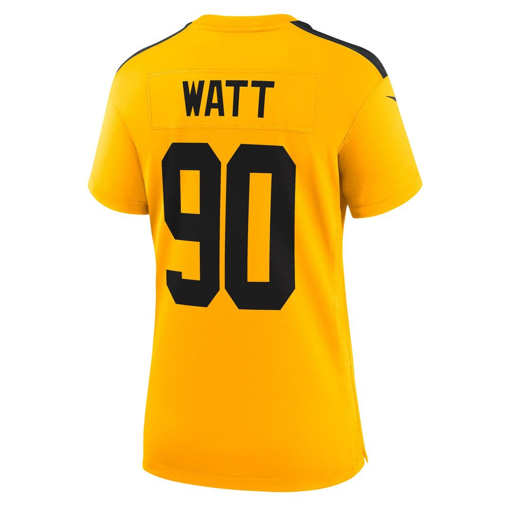 T.J. Watt Pittsburgh Steelers Nike Women's Alternate 1933 Throwback Game Jersey - Gold Official NFL Team Apparel Football Fan Gear