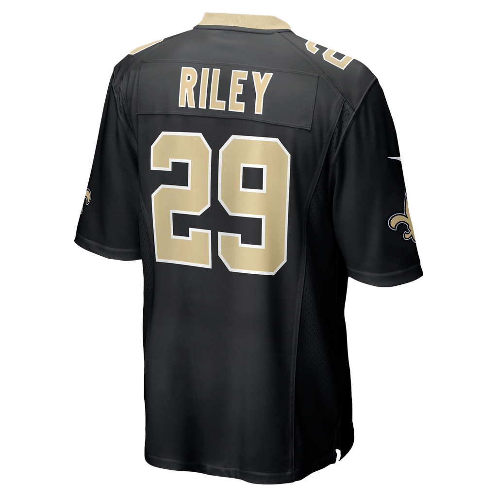 Quincy Riley New Orleans Saints Nike Team Game Jersey - Black Official NFL Team Apparel Football Fan Gear