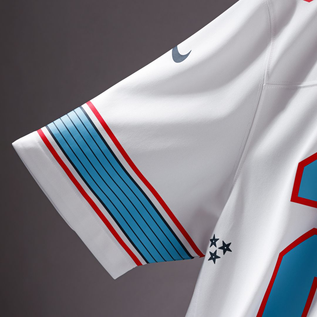 Chimere Dike Tennessee Titans Nike Game Jersey - White Official NFL Team Apparel Football Fan Gear