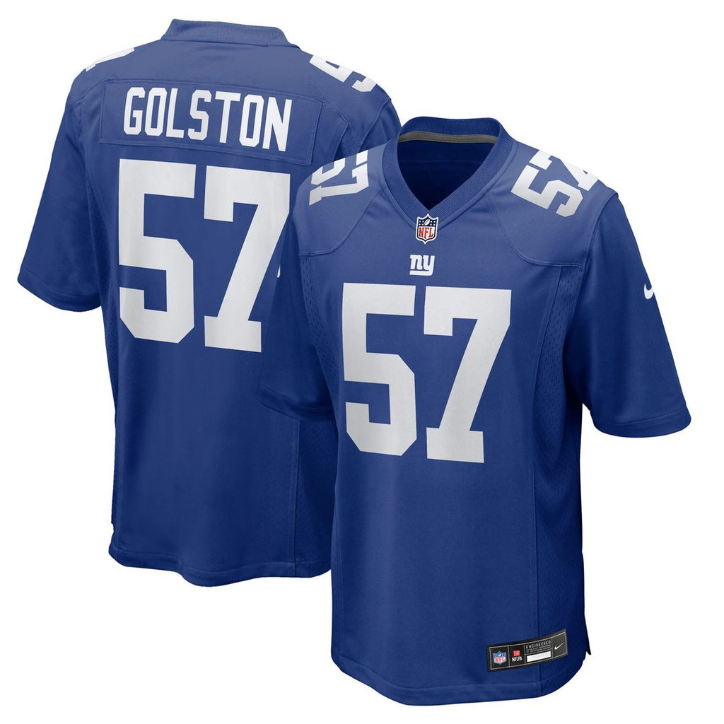 Chauncey Golston New York Giants Nike Team Game Jersey - Royal Official NFL Team Apparel Football Fan Gear