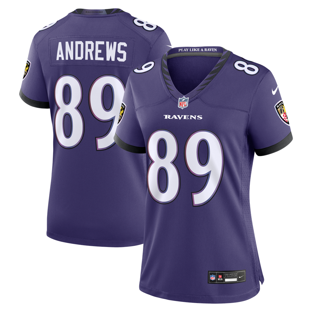 Mark Andrews Baltimore Ravens Nike Women's Team Game Jersey - Purple Official NFL Team Apparel Football Fan Gear
