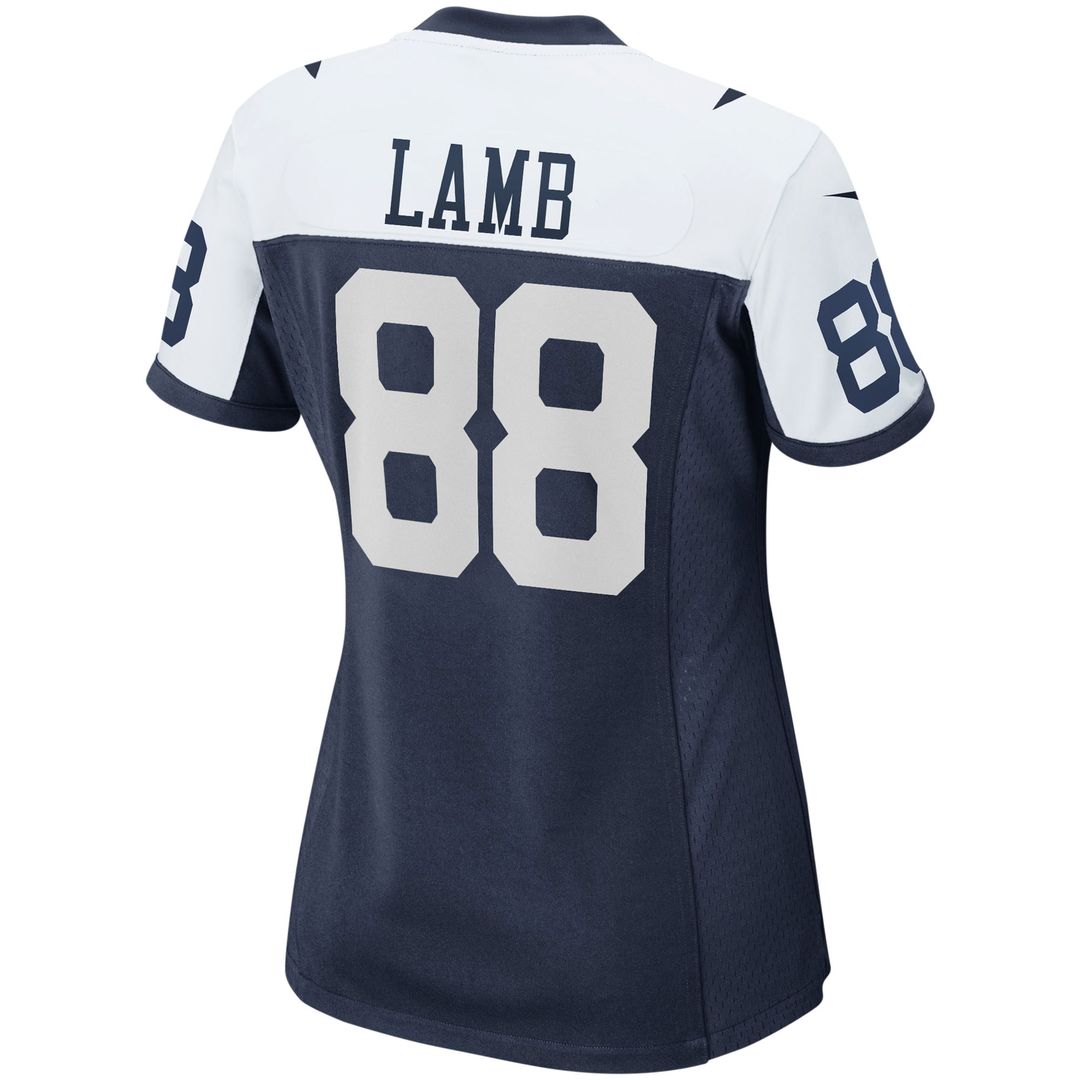 CeeDee Lamb Dallas Cowboys Nike Women's Alternate Game Team Jersey - Navy Official NFL Team Apparel Football Fan Gear