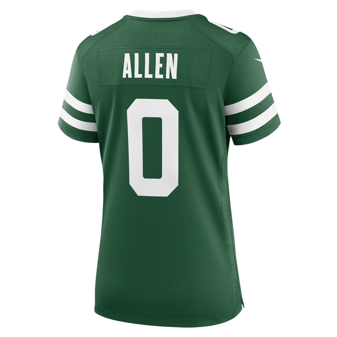 Braelon Allen New York Jets Nike Women's Game Jersey - Legacy Green Official NFL Team Apparel Football Fan Gear