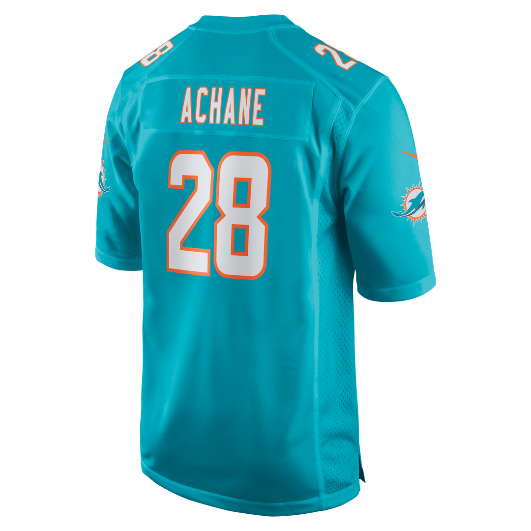 Devon Achane Miami Dolphins Nike Player Game Jersey - Aqua Official NFL Team Apparel Football Fan Gear