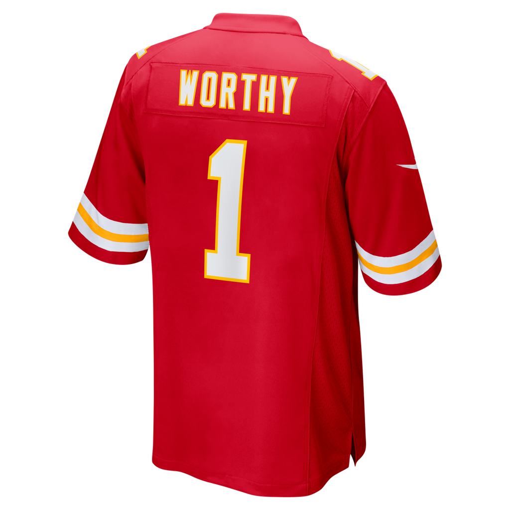 Xavier Worthy Kansas City Chiefs Nike Player Game Jersey - Red Official NFL Team Apparel Football Fan Gear