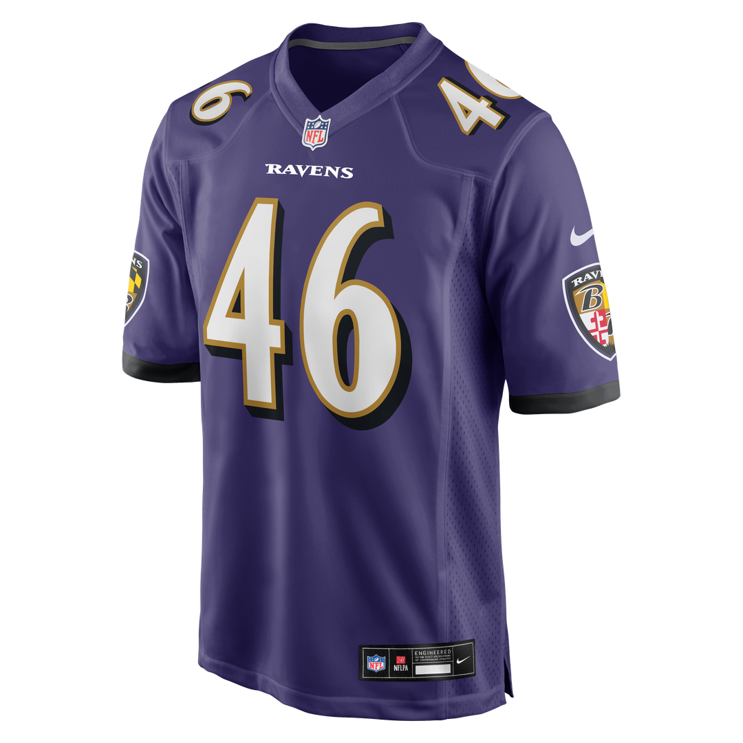 Nick Moore Baltimore Ravens Nike Game Jersey - Purple Official NFL Team Apparel Football Fan Gear