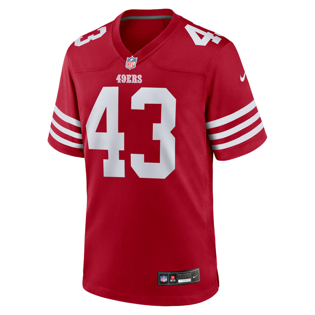 Eric Kendricks San Francisco 49ers Nike Team Game Jersey - Scarlet Official NFL Team Apparel Football Fan Gear
