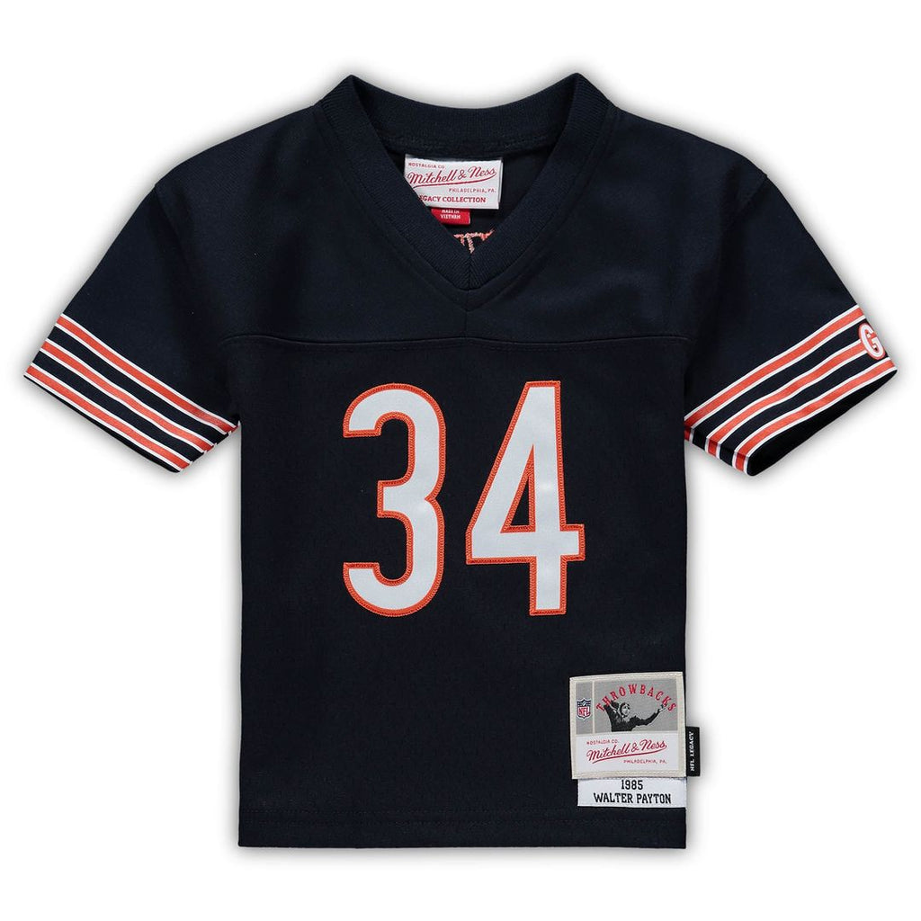 Walter Payton Chicago Bears Mitchell & Ness Infant 1985 Retired Legacy Jersey - Navy Official NFL Team Apparel Football Fan Gear