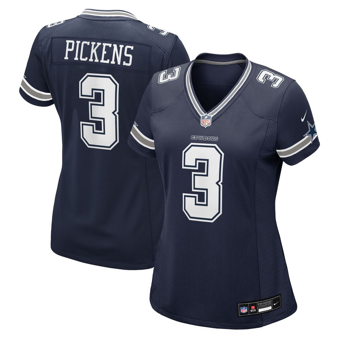 George Pickens Dallas Cowboys Nike Women's Game Jersey - Navy Official NFL Team Apparel Football Fan Gear