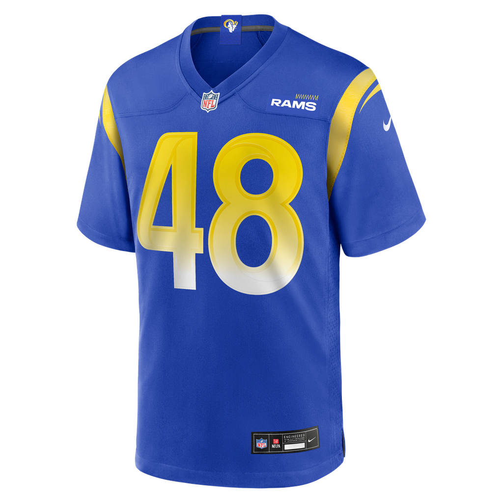 Omar Speights Los Angeles Rams Nike Game Jersey - Royal Official NFL Team Apparel Football Fan Gear