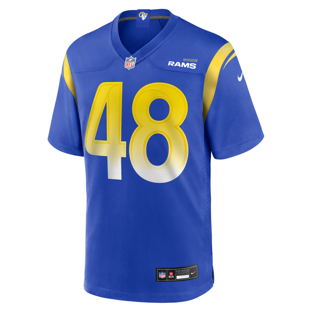 Omar Speights Los Angeles Rams Nike Game Jersey - Royal Official NFL Team Apparel Football Fan Gear