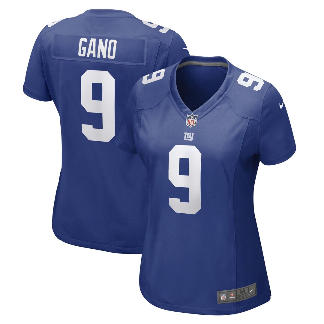Graham Gano New York Giants Nike Women's Team Game Player Jersey - Royal Official NFL Team Apparel Football Fan Gear
