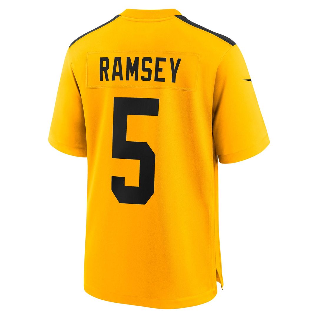 Jalen Ramsey Pittsburgh Steelers Nike Alternate 1933 Throwback Game Jersey - Gold Official NFL Team Apparel Football Fan Gear