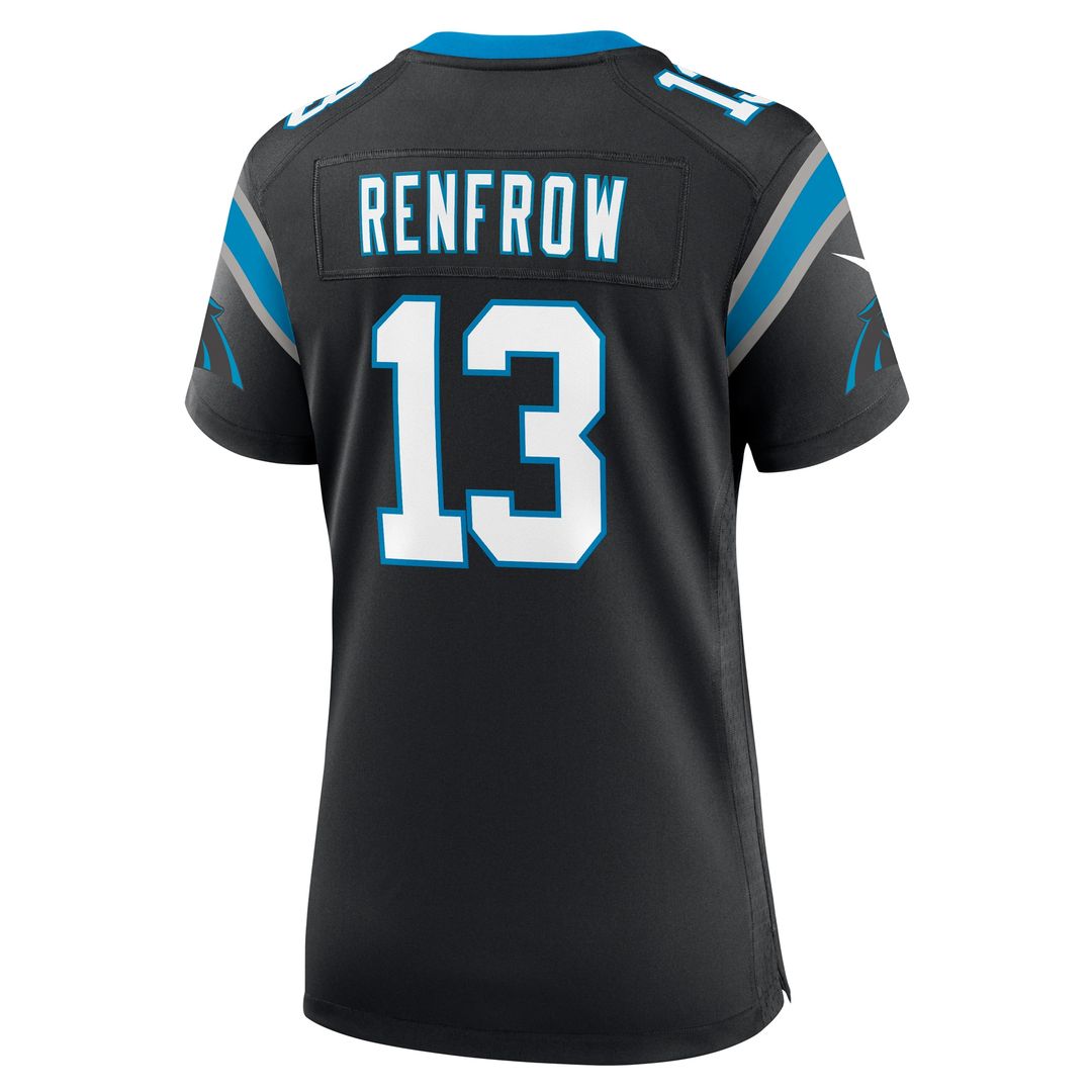 Hunter Renfrow Carolina Panthers Nike Women's Team Game Jersey - Black Official NFL Team Apparel Football Fan Gear