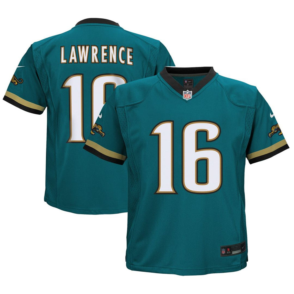 Trevor Lawrence Jacksonville Jaguars Nike Toddler Prowler Throwback Player Game Jersey - Teal Official NFL Team Apparel Football Fan Gear