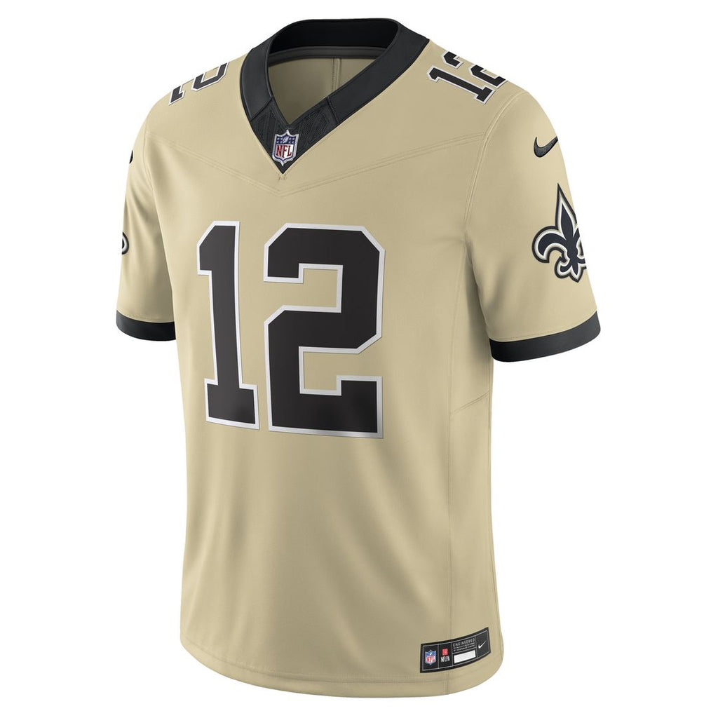 Chris Olave New Orleans Saints Nike Gameday Golds Alternate Vapor F.U.S.E. Limited Jersey - Gold Official NFL Team Apparel Football Fan Gear