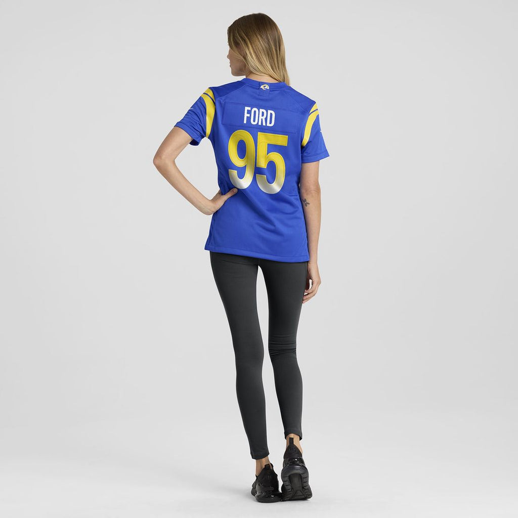 Poona Ford Los Angeles Rams Nike Women's Team Game Jersey - Royal Official NFL Team Apparel Football Fan Gear