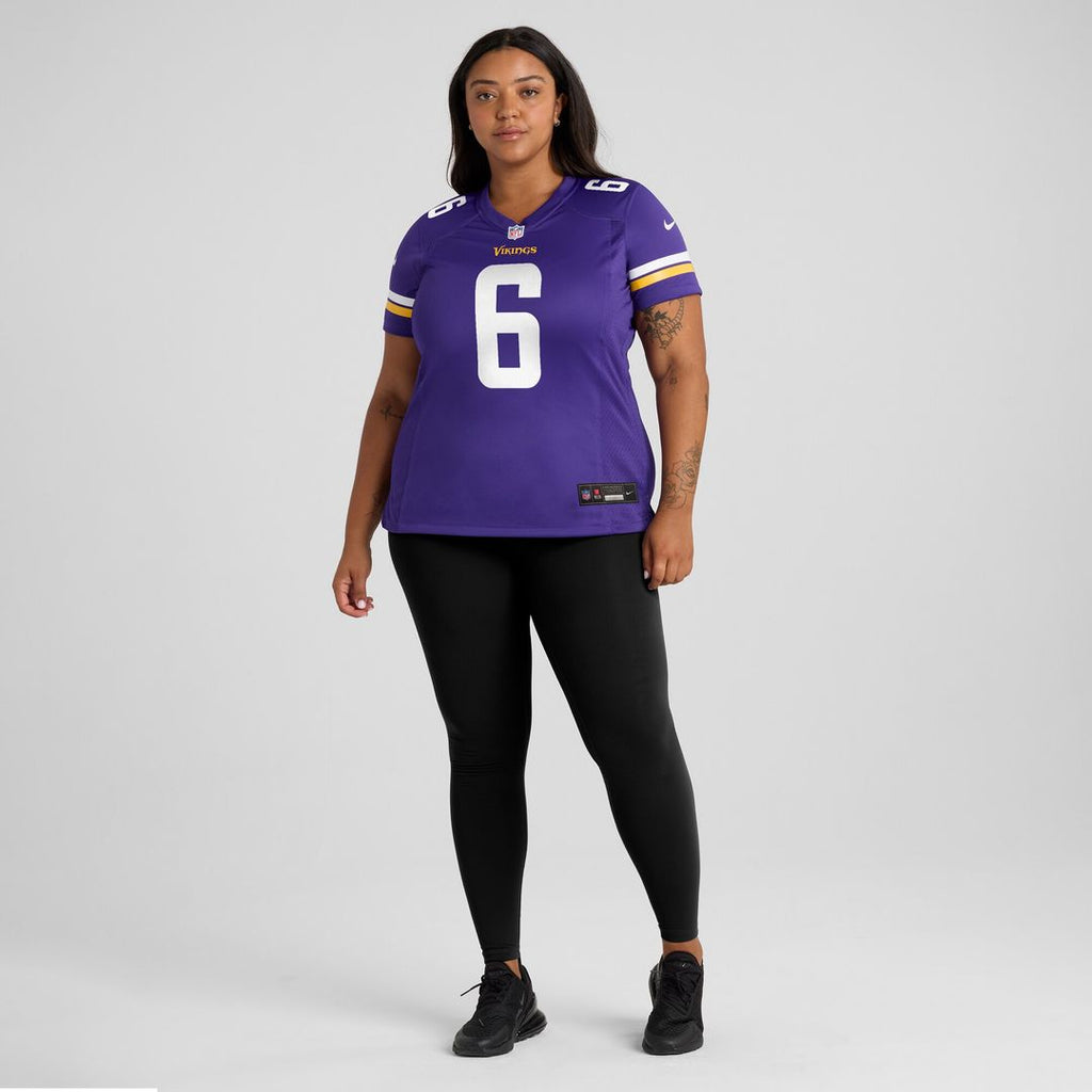 Brian Asamoah II Minnesota Vikings Nike Women's Game Jersey - Purple Official NFL Team Apparel Football Fan Gear