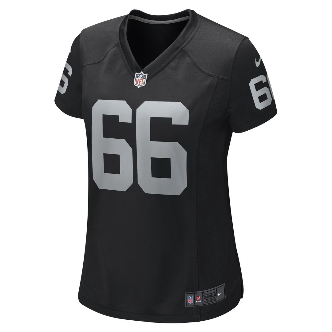 Dylan Parham Las Vegas Raiders Nike Women's Game Player Jersey - Black Official NFL Team Apparel Football Fan Gear