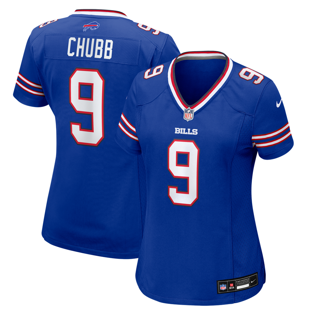 Bradley Chubb Buffalo Bills Nike Women's Team Game Jersey - Royal Official NFL Team Apparel Football Fan Gear