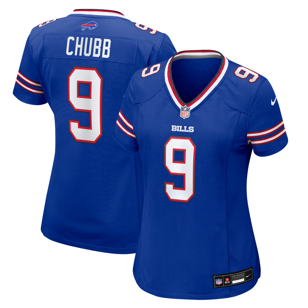 Bradley Chubb Buffalo Bills Nike Women's Team Game Jersey - Royal Official NFL Team Apparel Football Fan Gear