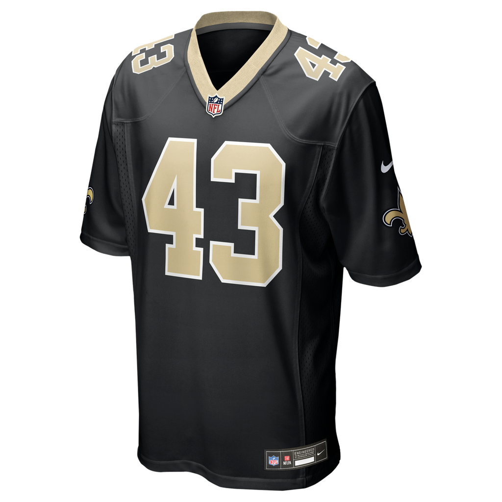 Michael Davis New Orleans Saints Nike Team Game Jersey - Black Official NFL Team Apparel Football Fan Gear