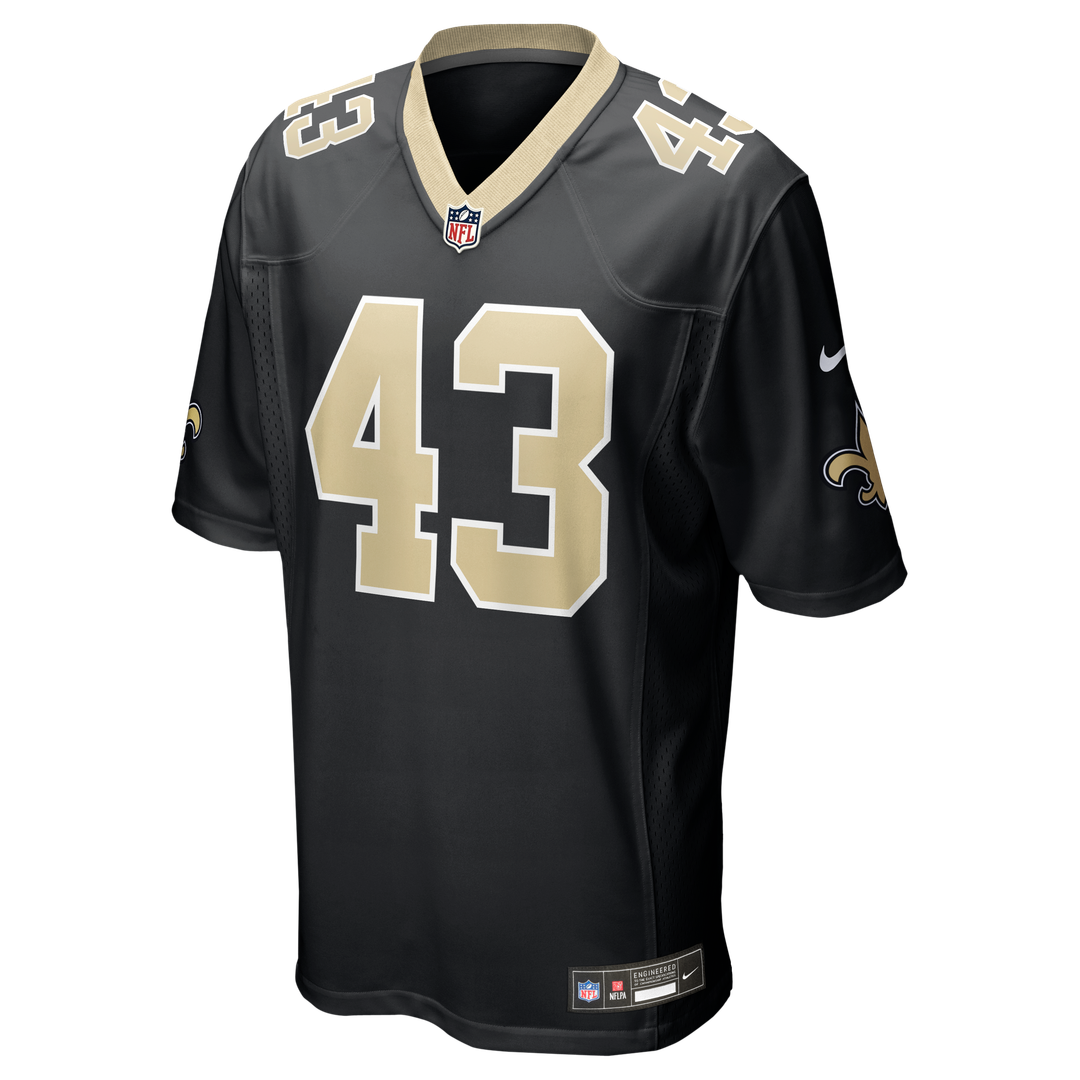 Michael Davis New Orleans Saints Nike Team Game Jersey - Black Official NFL Team Apparel Football Fan Gear