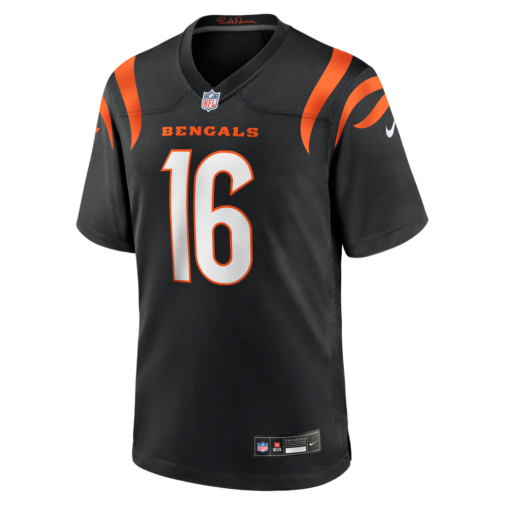 Joe Flacco Cincinnati Bengals Nike Team Game Jersey - Black Official NFL Team Apparel Football Fan Gear