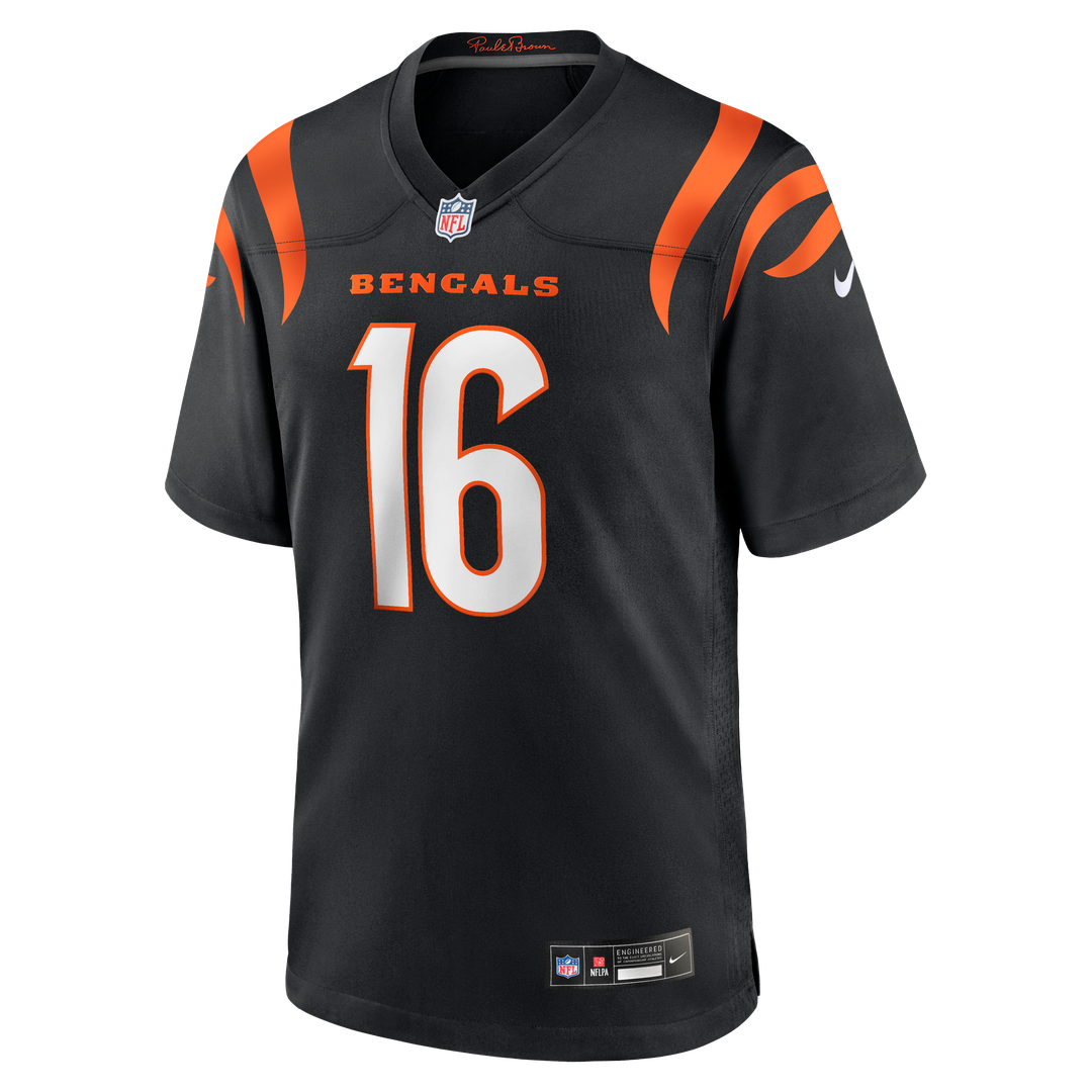 Joe Flacco Cincinnati Bengals Nike Team Game Jersey - Black Official NFL Team Apparel Football Fan Gear
