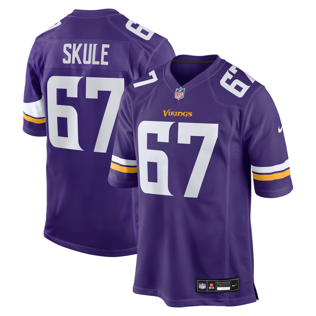 Justin Skule Minnesota Vikings Nike Team Game Jersey - Purple Official NFL Team Apparel Football Fan Gear